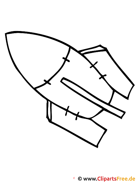 rakete malvorlage gratis