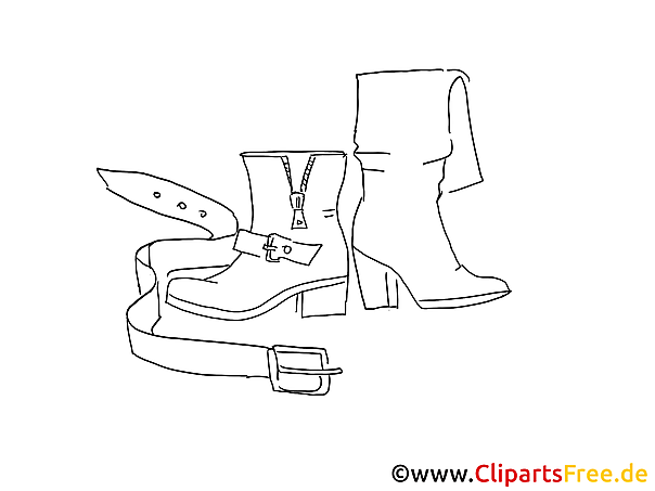 Damenschuhe Ausmalbild gratis Damenschuhe Ausmalbild gratis