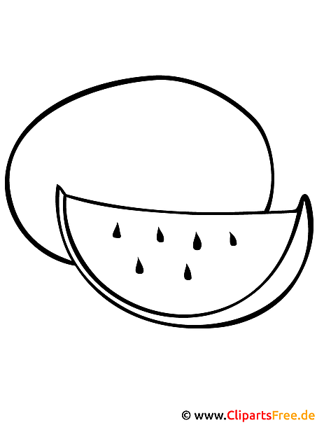 wassermelone malvorlage  malvorlagen obst und gemuese
