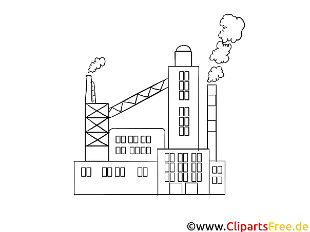 Fabrik Malvorlage, Bild, Grafik zum Ausmalen Fabrik Malvorlage, Bild, Grafik zum Ausmalen