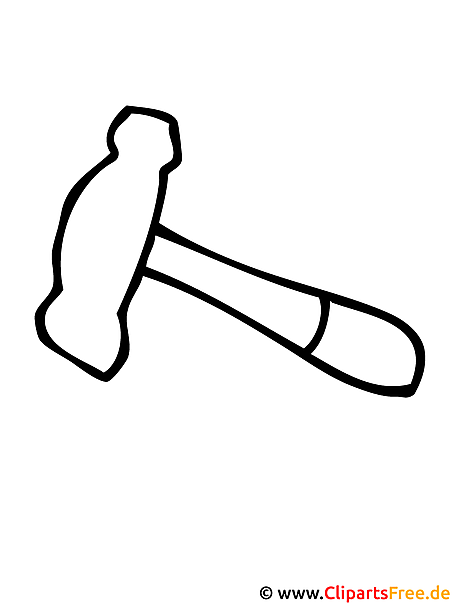 Malvorlage fuer Kinder Hammer Malvorlage fuer Kinder Hammer