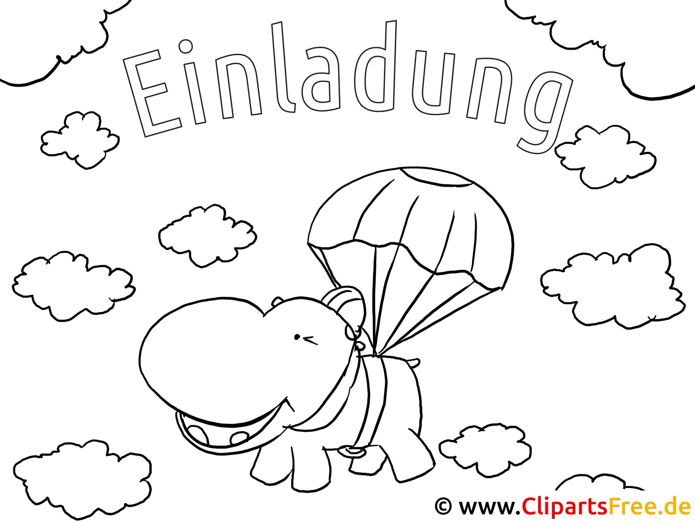Ausmalbild Fallschirm Ausmalbild Fallschirm