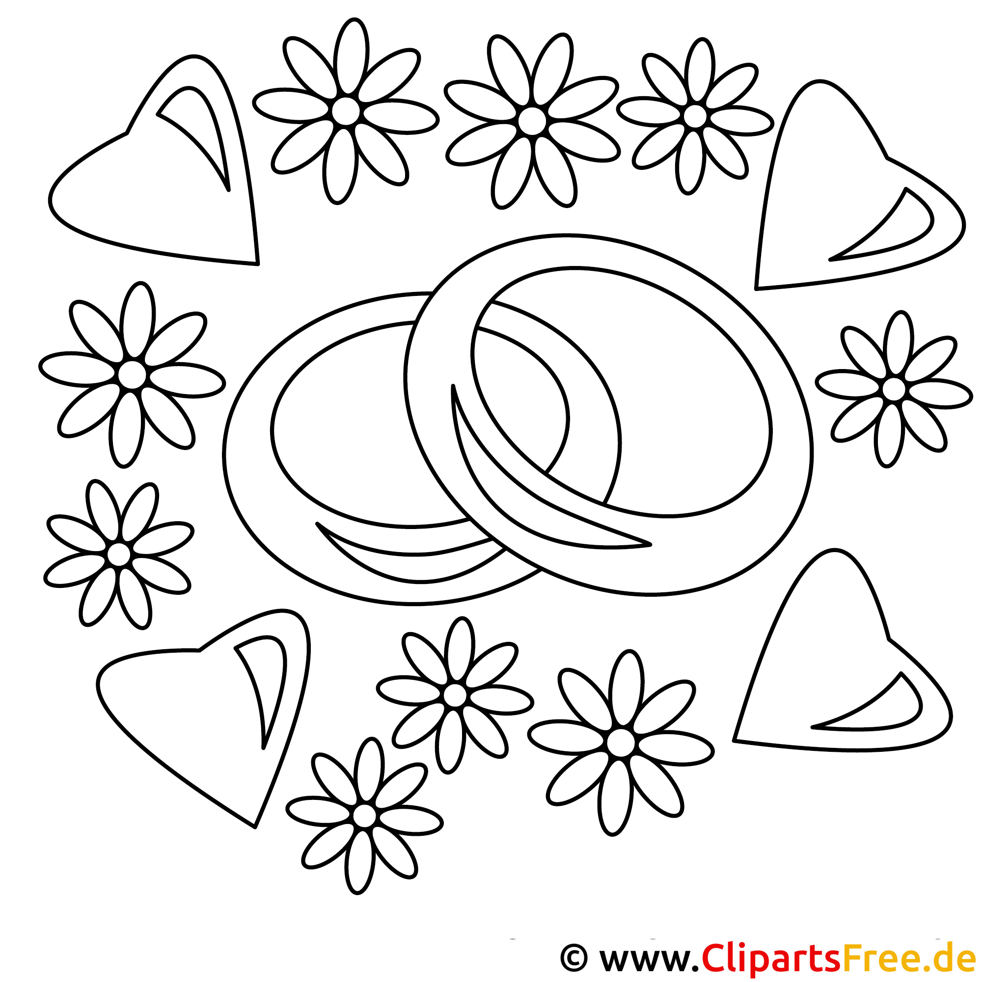 clipart kostenlos eheringe - photo #33