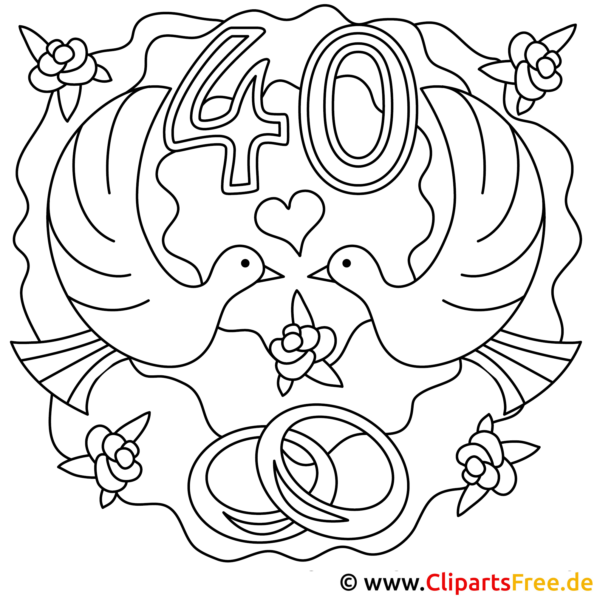 Karte zur Hochzeit