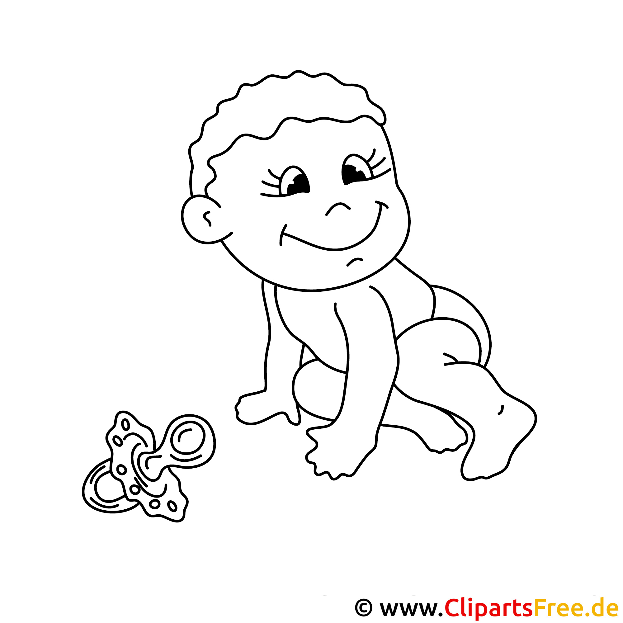 Baby Malvorlage