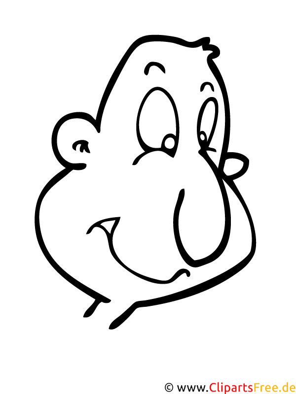 Malvorlage kopf Idea