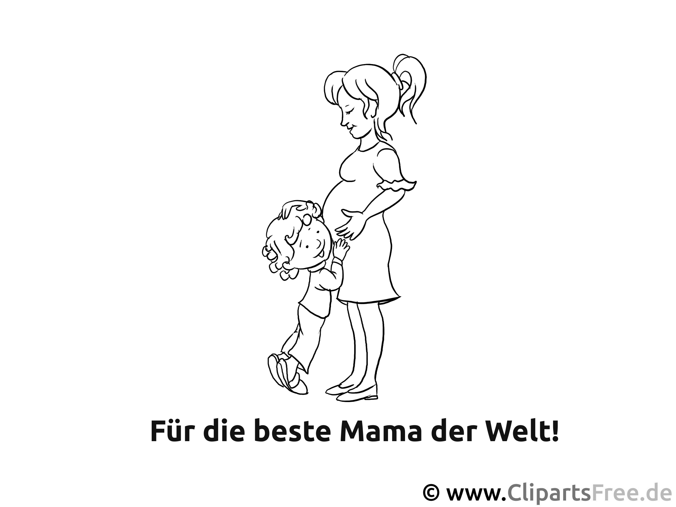 Für die beste Mama der Welt Malvorlage