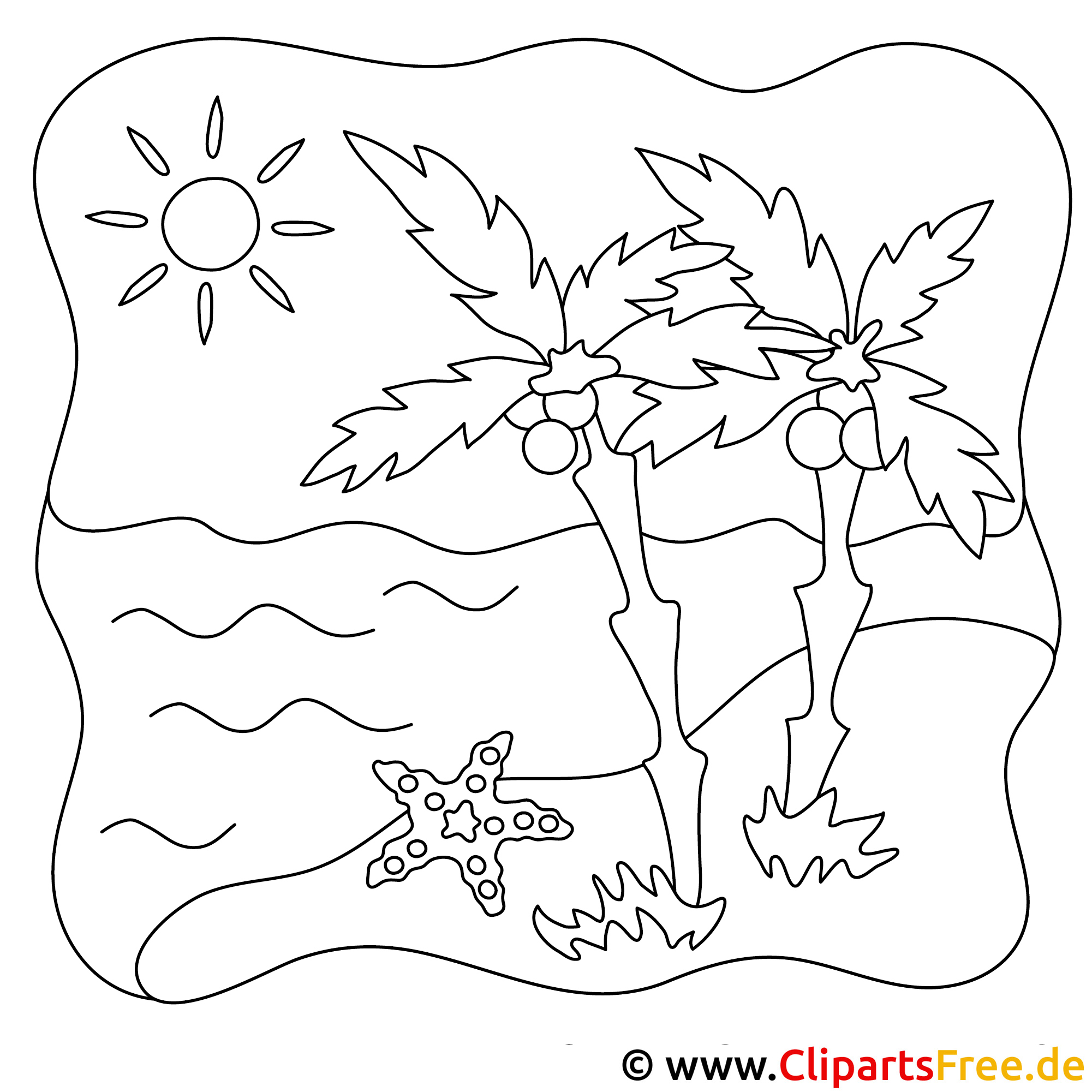 ausmalbilder urlaub ausmalbilder urlaub