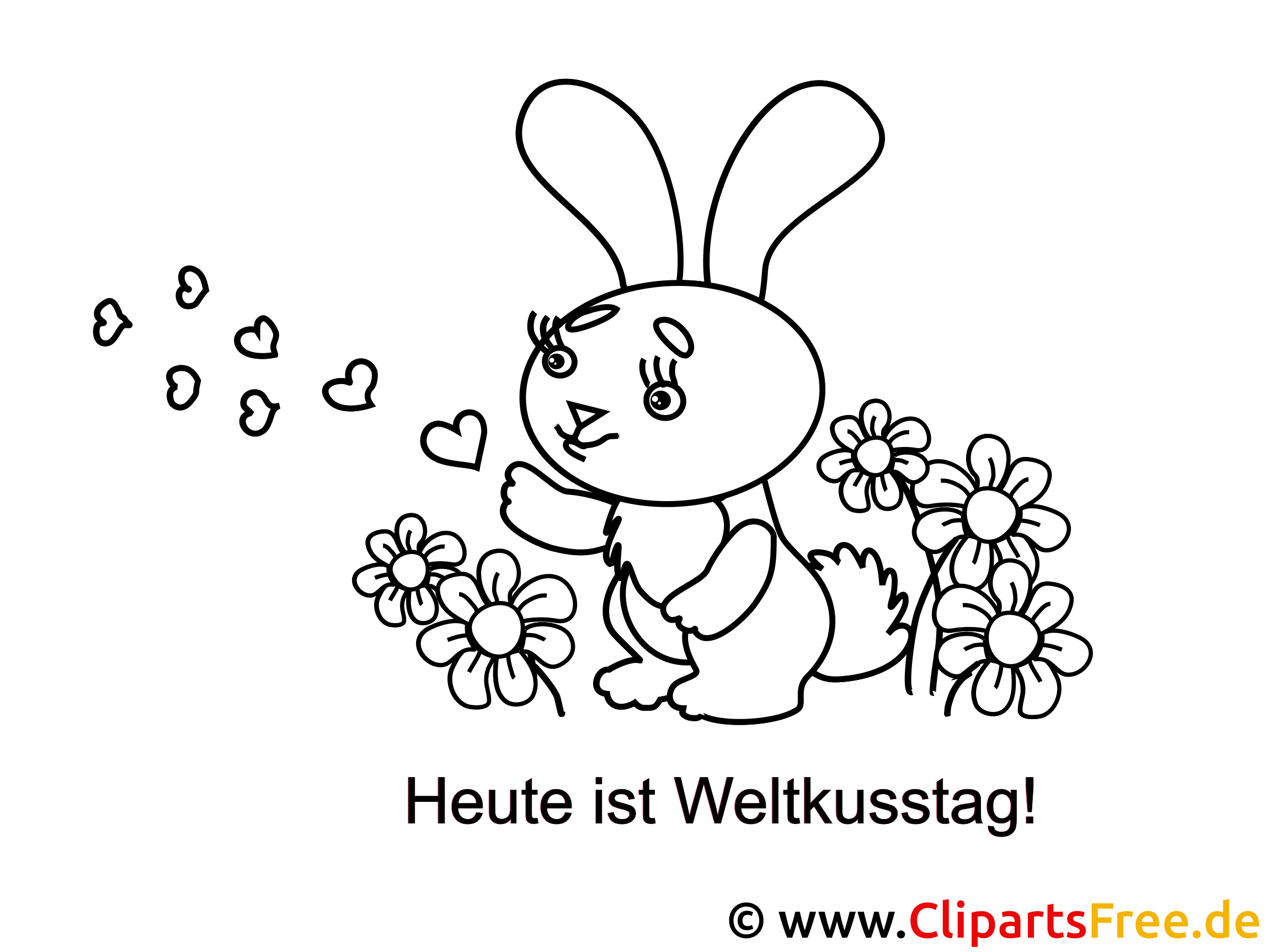 ausmalbild kaninchen