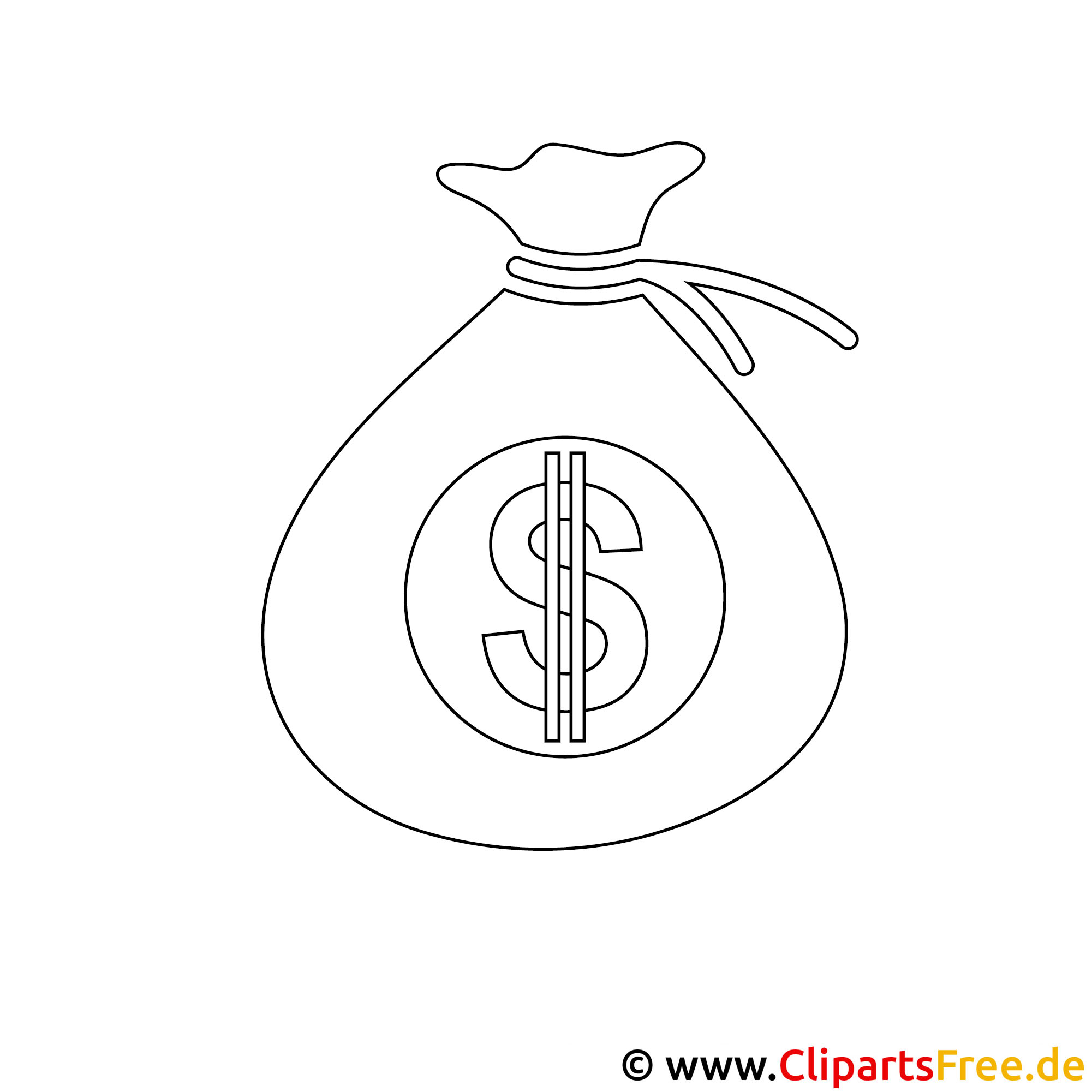 Malvorlage dollarzeichen Idea