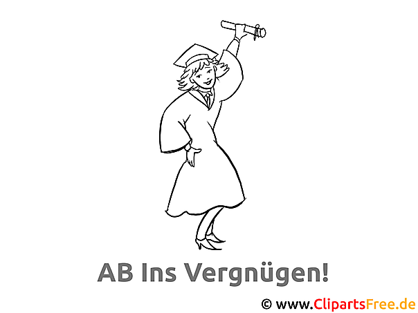 Ab ins Vegrnügen - Schulabschluss Bilder zum Malen Ab ins Vegrnügen - Schulabschluss Bilder zum Malen