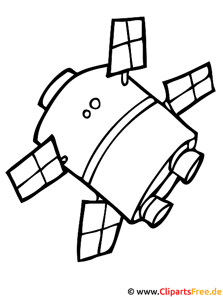 Ausmalbild Satellit Ausmalbild Satellit