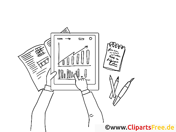 Berichte Clipart-Bild zum Ausmalen Berichte Clipart-Bild zum Ausmalen