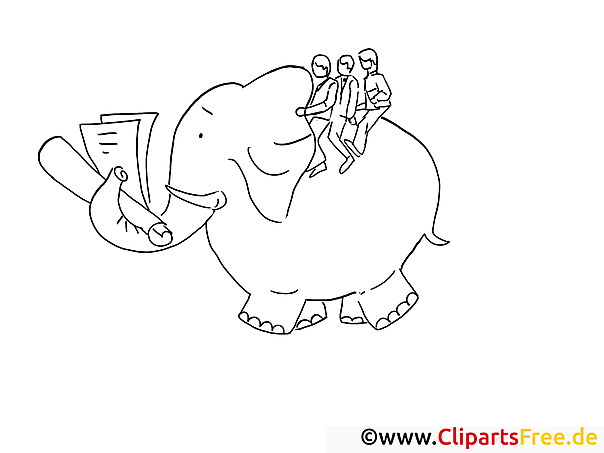 Elefant reiten Coloring Book Elefant reiten Coloring Book