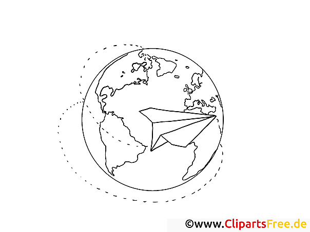 Globus Coloring Page Office Work Globus Coloring Page Office Work