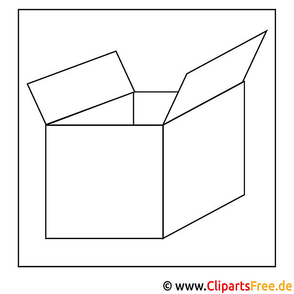 Karton Bild zum Ausmalen, Malvorlage, Ausmalbild Karton Bild zum Ausmalen, Malvorlage, Ausmalbild