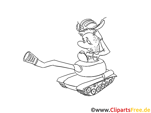 Panzer Cartoon Bilkd zum Ausmalen Panzer Cartoon Bilkd zum Ausmalen