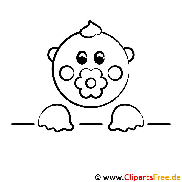 Baby Ausmalbild Baby Ausmalbild