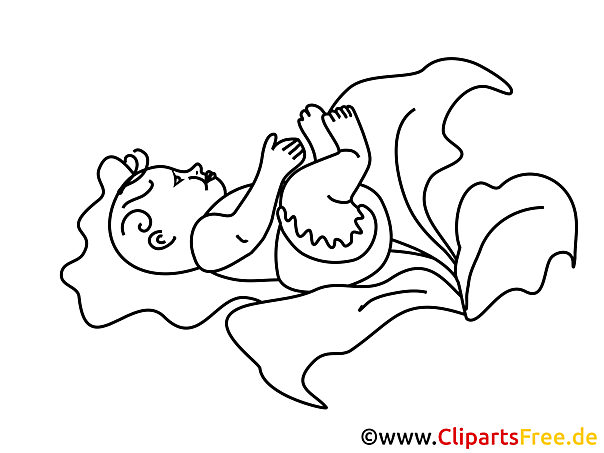 Kostenloses Ausmalbild Kind-Baby Kostenloses Ausmalbild Kind-Baby