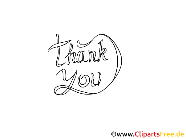 Ausmalbild gratis Thank You Ausmalbild gratis Thank You