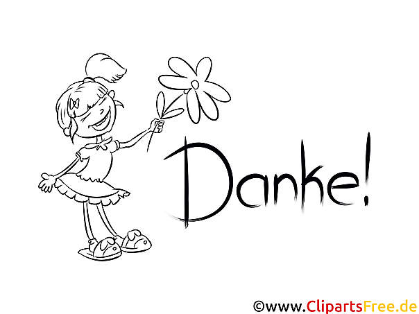 Blume Mädchen Kostenlose Dankeskarten zum Ausdrucken und Ausmalen Blume Mädchen Kostenlose Dankeskarten zum Ausdrucken und Ausmalen