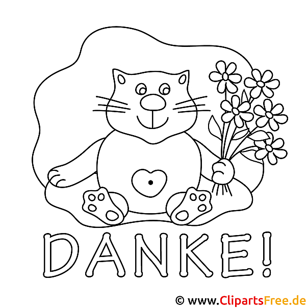 Danke Bilder zum Ausmalen und Basteln Danke Bilder zum Ausmalen und Basteln