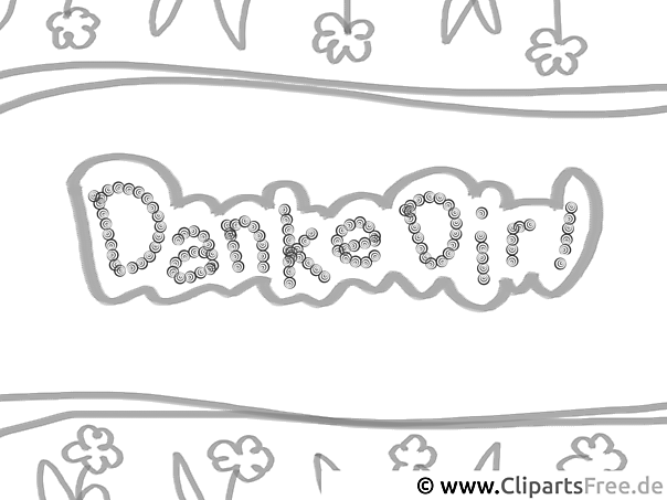 Danke Karte - Kostenlose Ausmalbilder für Kinder Danke Karte - Kostenlose Ausmalbilder für Kinder