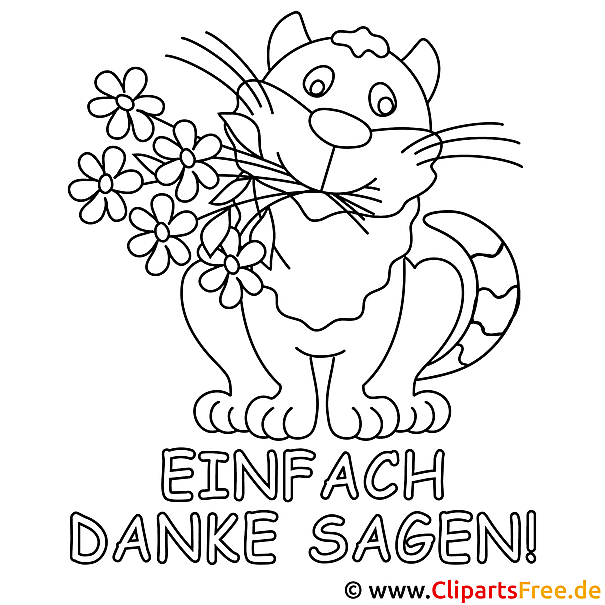 Einfach Danke Sagen Bild zum Ausmalen Einfach Danke Sagen Bild zum Ausmalen