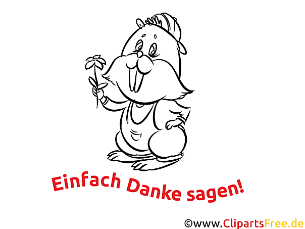 Hase Dankeskarte selber drucken Hase Dankeskarte selber drucken