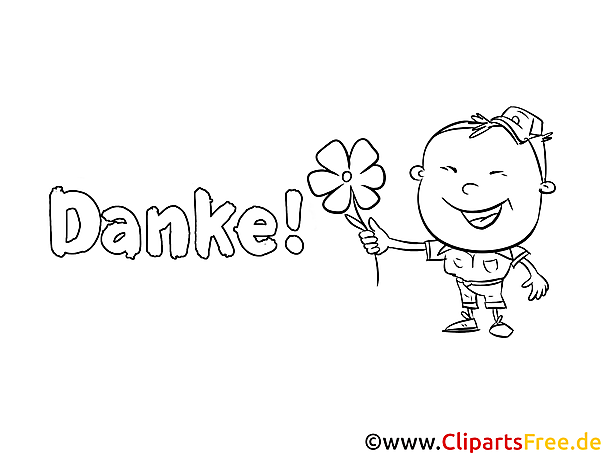 Junge Blume Dankeskarte selber drucken Junge Blume Dankeskarte selber drucken