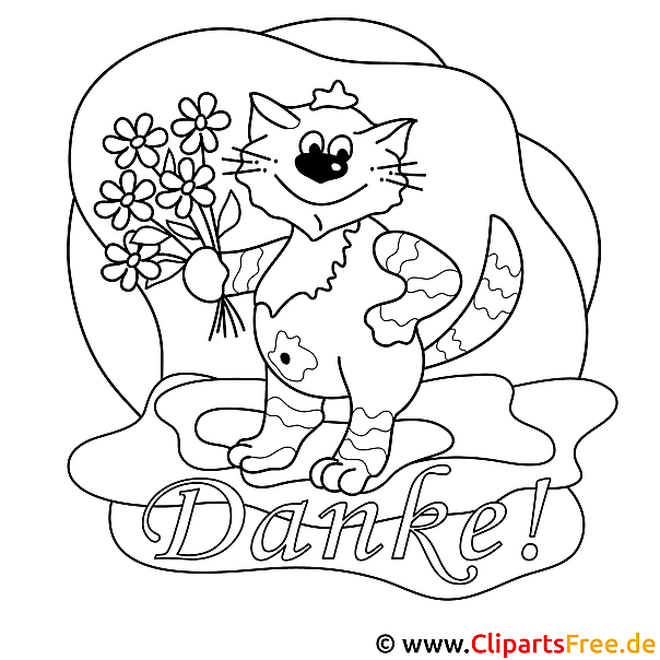 Katze Bild zum Malen Katze Bild zum Malen