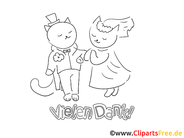 Katzen Ausmalbilder zum Thema Danke Katzen Ausmalbilder zum Thema Danke
