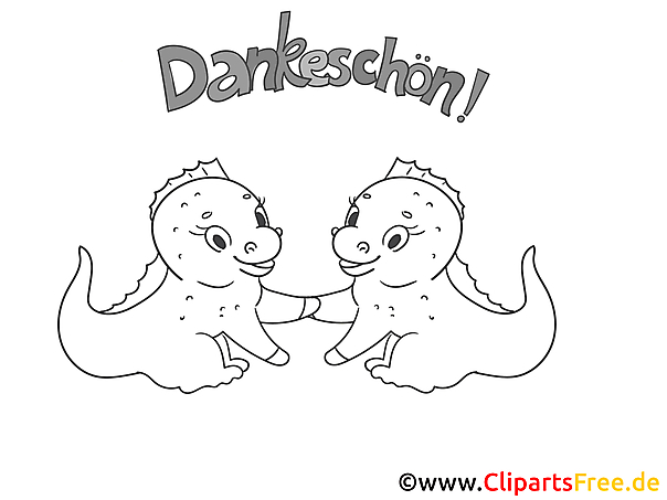 Kleine Dinosaurier Dankeskarten drucken und ausmalen Kleine Dinosaurier Dankeskarten drucken und ausmalen