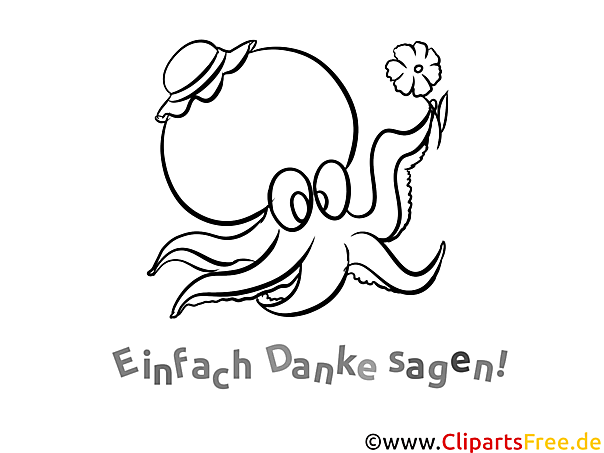Krake Ausmalbilder Dankworte zum Drucken Krake Ausmalbilder Dankworte zum Drucken
