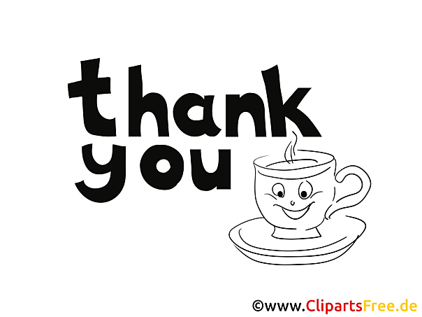 Thank You Card to color Thank You Card to color