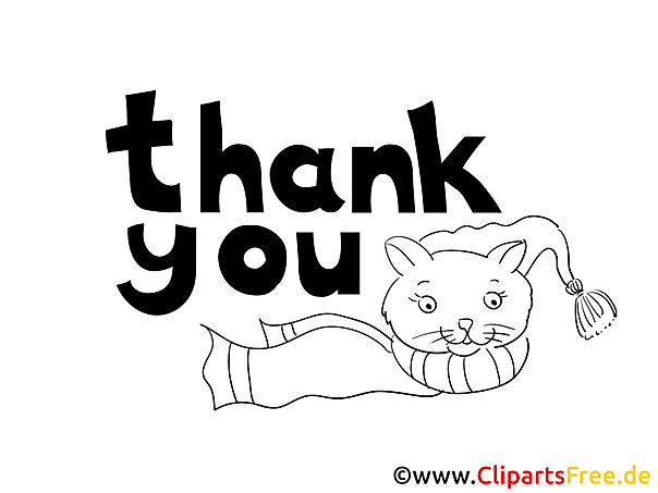 Thank You Card to print and color Thank You Card to print and color