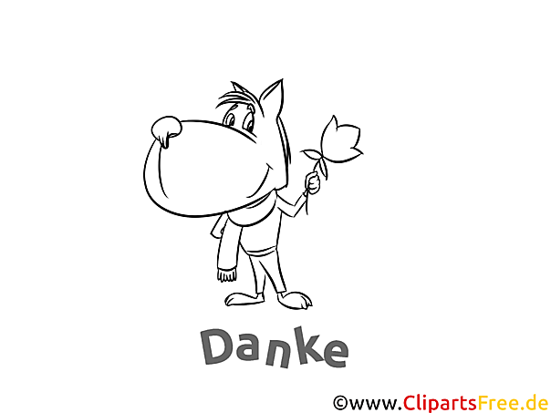 Wolf Danke Ausmalbild Wolf Danke Ausmalbild