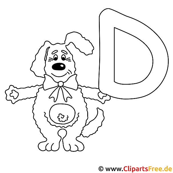 Dog - Buchstaben malen Dog - Buchstaben malen