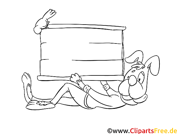 Cartoon Dog Colouring Sheet Cartoon Dog Colouring Sheet