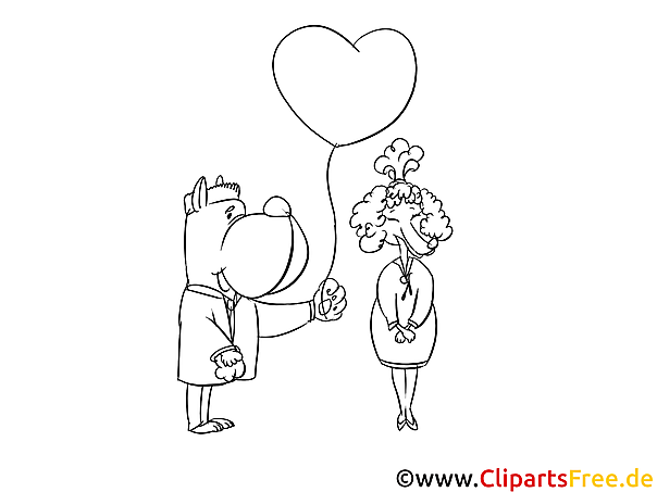 Cartoonbild zum Ausmalen - Malvorlage gratis Cartoonbild zum Ausmalen - Malvorlage gratis
