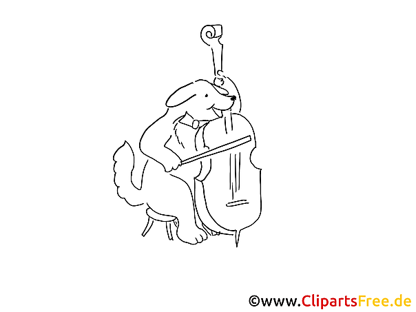 Cello Malvorlage Cello Malvorlage