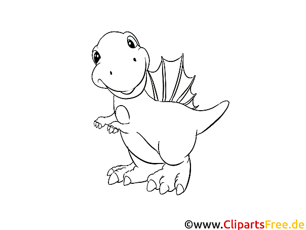 Dinosaurier  Ausmalbilder f\u00fcr Kinder