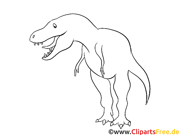 Rex Dinosaurier Bild zum Ausmalen Rex Dinosaurier Bild zum Ausmalen