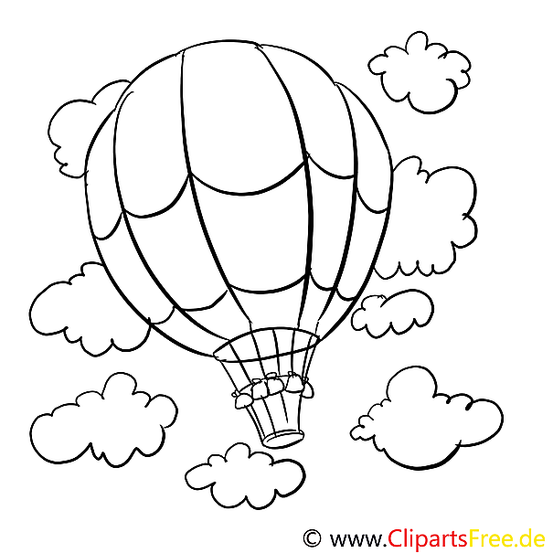 Ausmalvorlage Heißluftballon Ausmalvorlage Heißluftballon