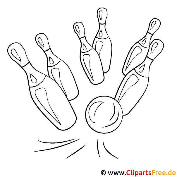 Bowling Ausmalbild Bowling Ausmalbild