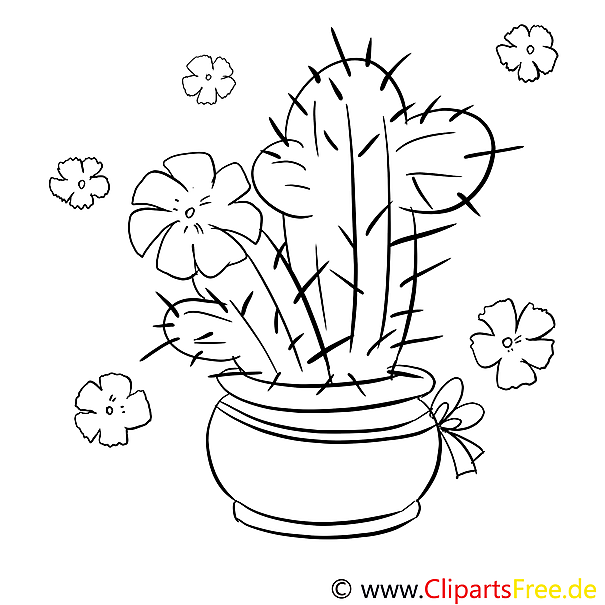 Cactus Coloring Page free Cactus Coloring Page free