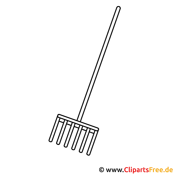Rake Bild zum Ausmalen Rake Bild zum Ausmalen