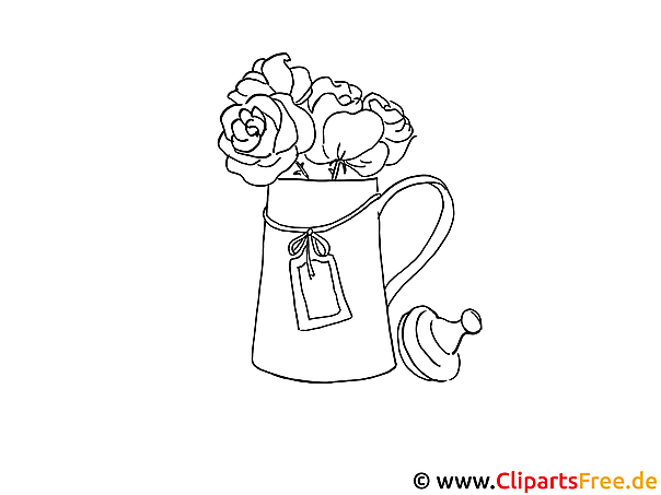 Vase mit Blumenstrauss Vase mit Blumenstrauss