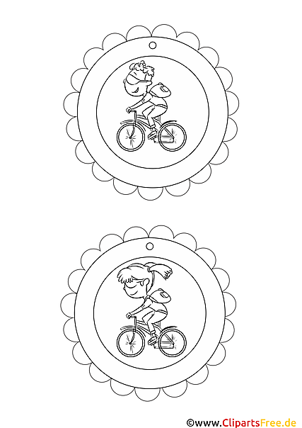 Auszeichnung Medaille Vorlage Fahrradfahren Auszeichnung Medaille Vorlage Fahrradfahren