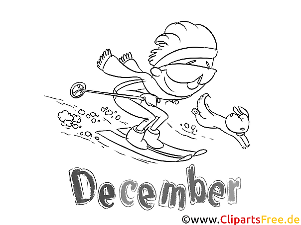December - Months of the Year Coloring Pages December - Months of the Year Coloring Pages